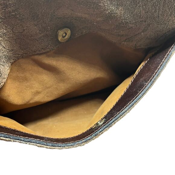 Patricia Nash Tooled Purse Napa Etched Floral Collection Peruvian Tooling Tan - Picture 5 of 15